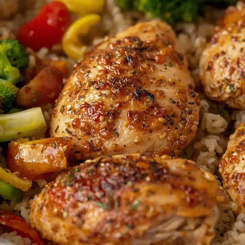 Delicious chicken meal prep containers filled with healthy recipes