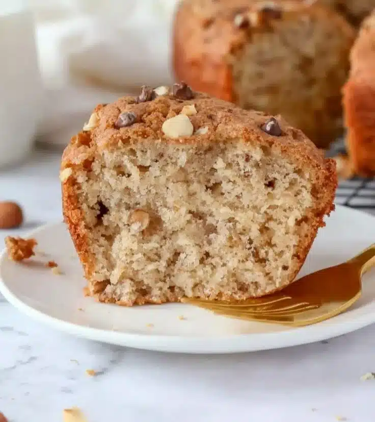 Delicious Greek Yogurt Cake topped with fresh fruits and whipped cream.