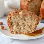 Delicious Greek Yogurt Cake topped with fresh fruit and whipped cream