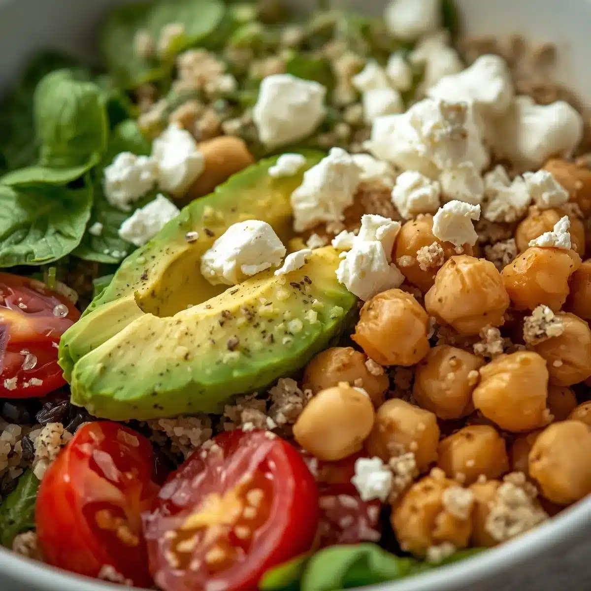 A variety of healthy bowl recipes featuring colorful ingredients in a beautifully arranged bowl.