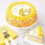 Delicious Gemini Cake with vibrant decorations celebrating duality.