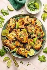 A variety of healthy chicken recipes on a plate for nutritious meals.