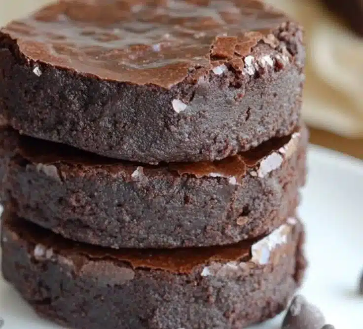 Delicious homemade sourdough brownies made with sourdough starter.