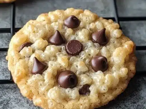 Chocolate Chip Rice Krispie Cookies