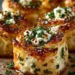 Crispy baked feta rolls topped with hot honey, served on a plate.
