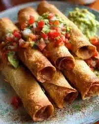 Crispy Chicken Taquitos – Golden, Crunchy & Packed with Flavor!