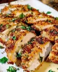 Crispy Dill Pickle Parmesan Chicken