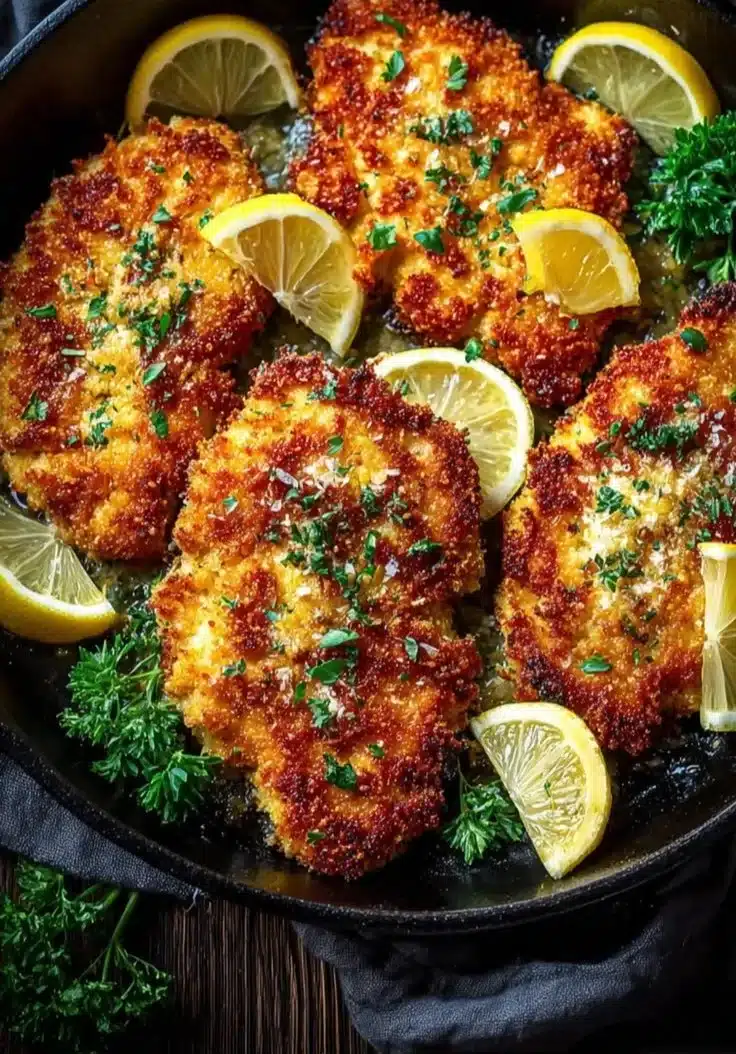 Crispy Parmesan Chicken Cutlets