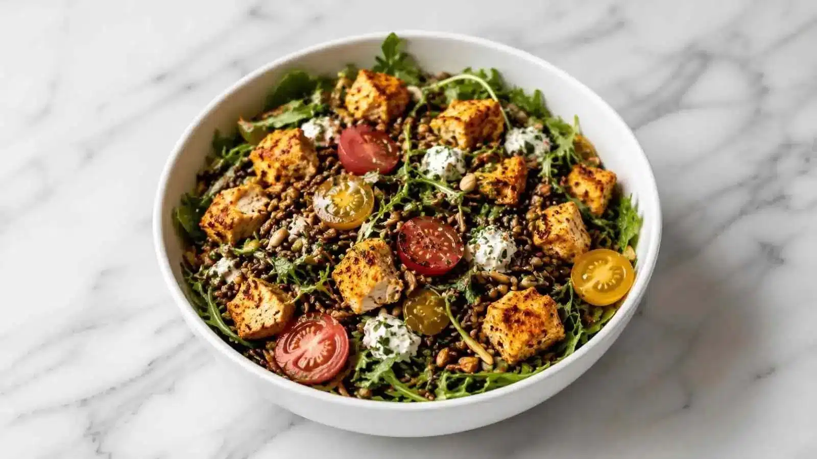 Harissa Chicken and Wild Rice Salad