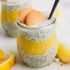 Healthy Lemon Chia Seed Pudding