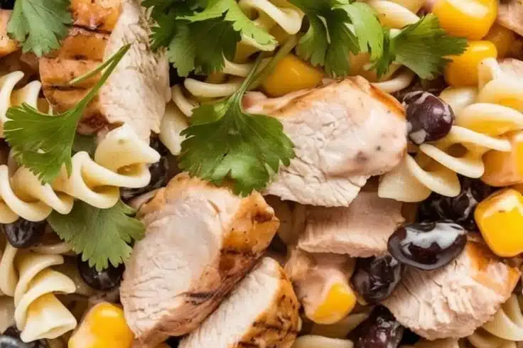 BBQ Chicken Pasta Salad