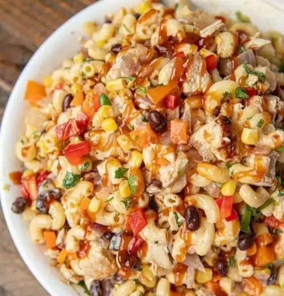 BBQ Chicken Pasta Salad
