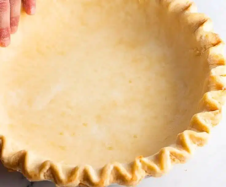 Buttery flaky pie crust ready for filling and baking.