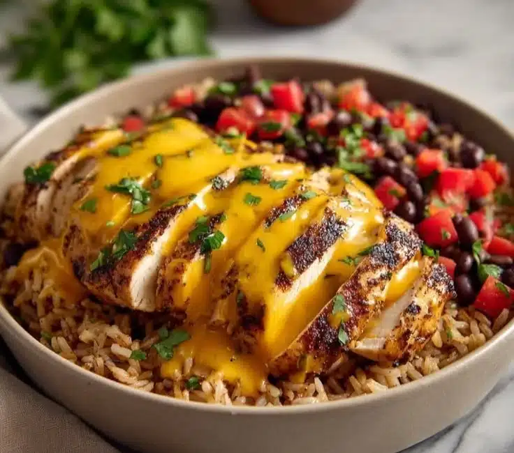 Cheesy Southwest Chicken and Rice
