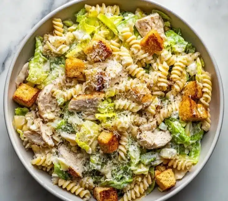Chicken Caesar Pasta Salad