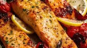 Garlic Butter Baked Salmon