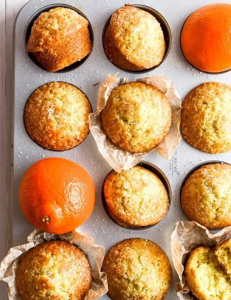Orange and Cardamom Muffins