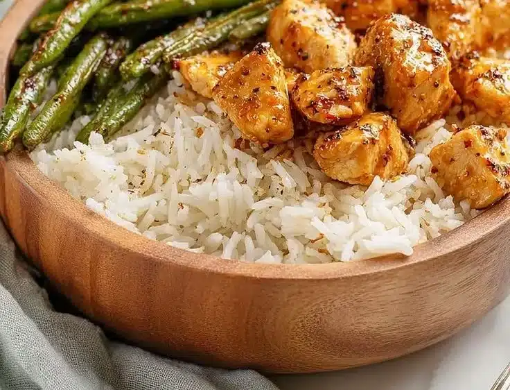 Perfect Honey Mustard Chicken Bowls