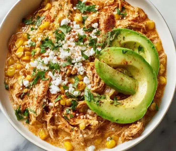 Quick & Easy Mexican Street Corn Chicken Bowls with vibrant ingredients.