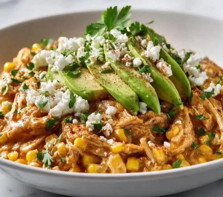 Quick & Easy Mexican Street Corn Chicken Bowls