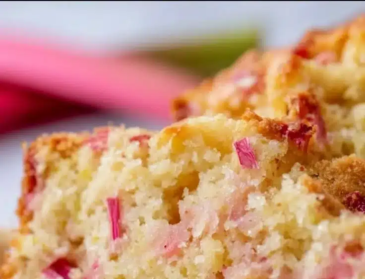 Quick Lemon Rhubarb Bread