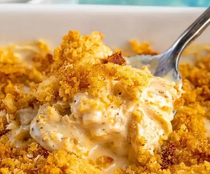 Ritz Cracker Chicken Casserole