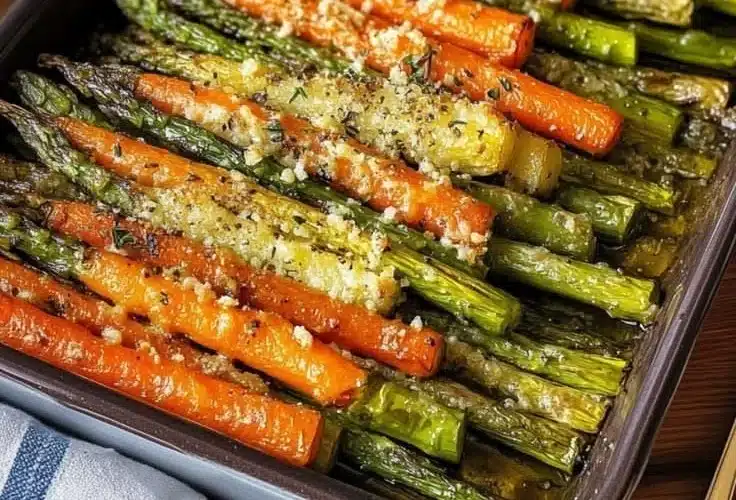 Roasted Asparagus & Carrots – A Fresh Easter Side!