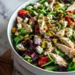 Delicious Roasted Veggie and Chicken Glow Bowl with vibrant colors and healthy ingredients