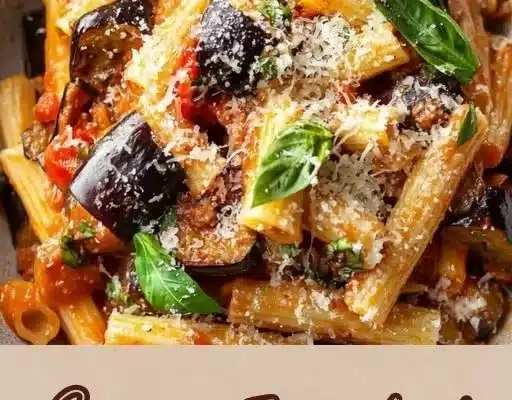 Spicy Eggplant Pasta