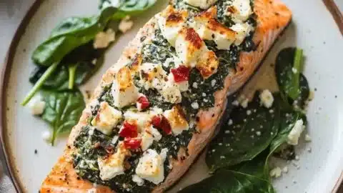 Stuffed Salmon With Spinach & Feta: A Healthy Mediterranean Treat