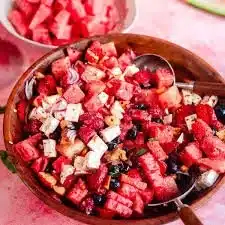 Watermelon Summer Berry Salad