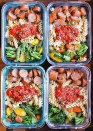Colorful healthy meal prep bowls for busy weekdays