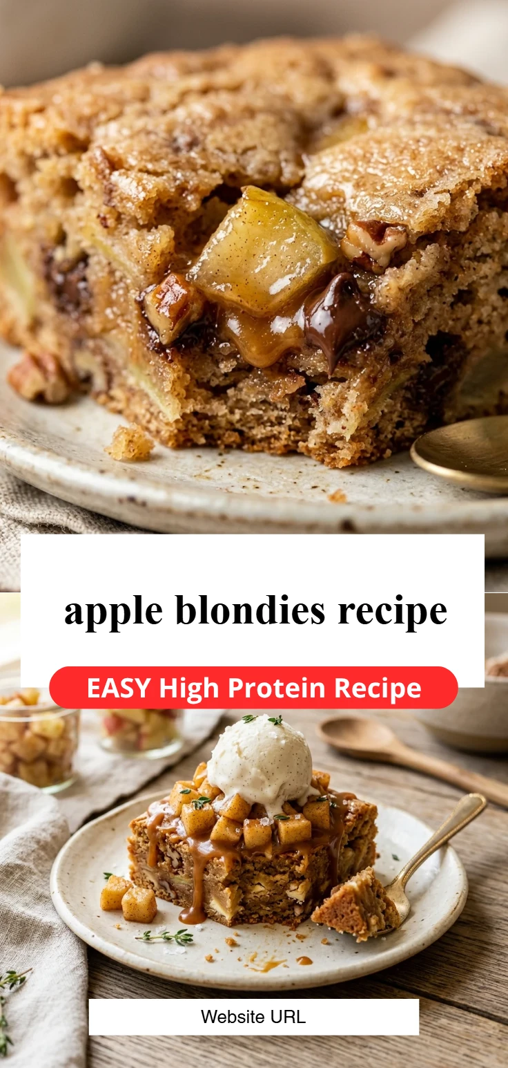 apple blondies recipe