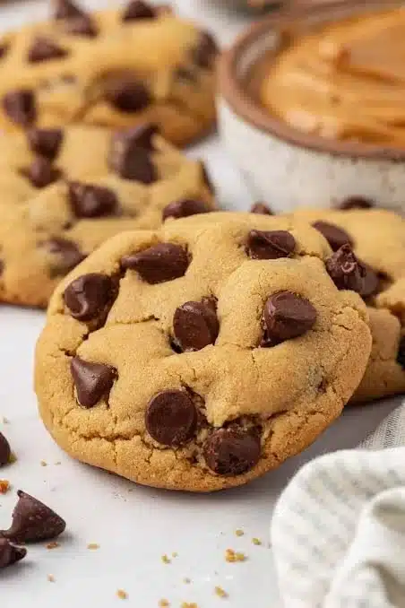 Bakery-Style Peanut Butter Chocolate Chunk Cookies