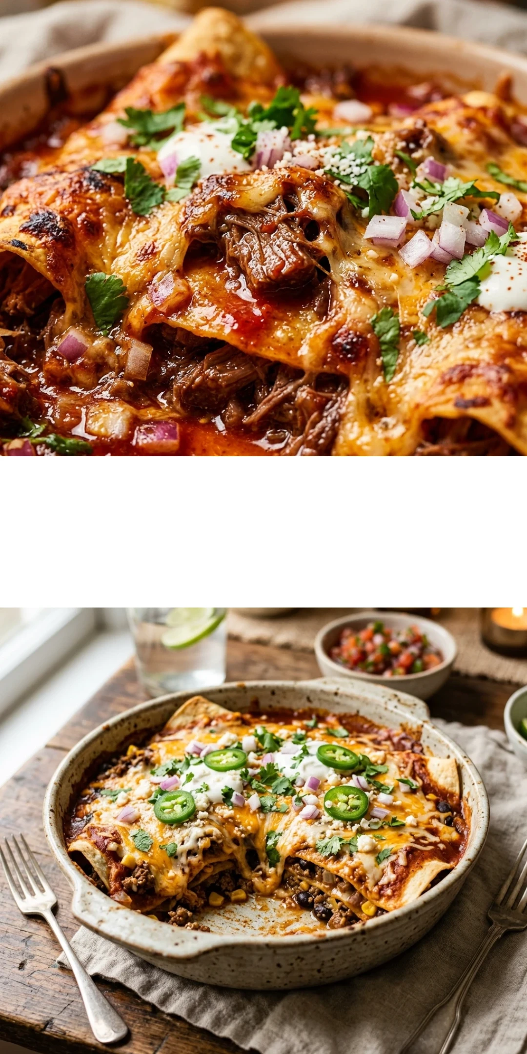 Beef Enchilada Casserole