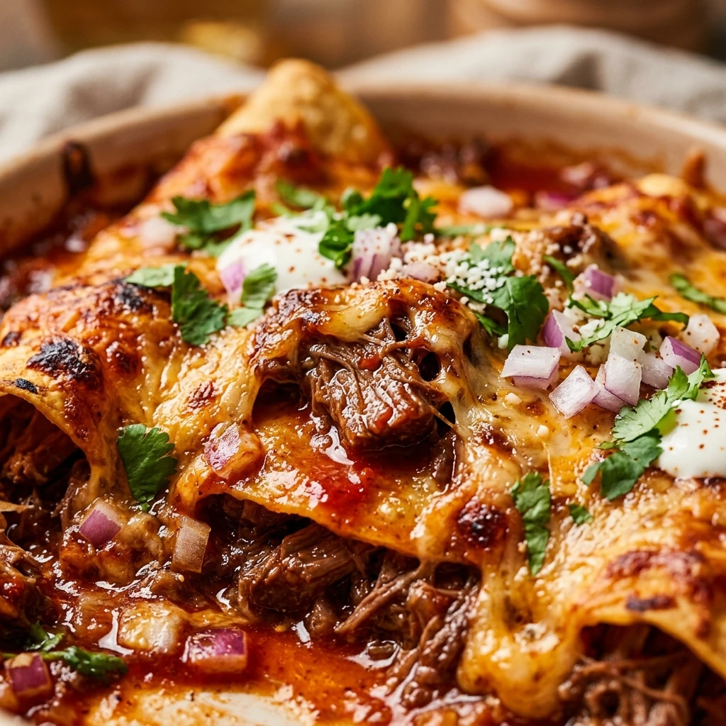 Beef Enchilada Casserole