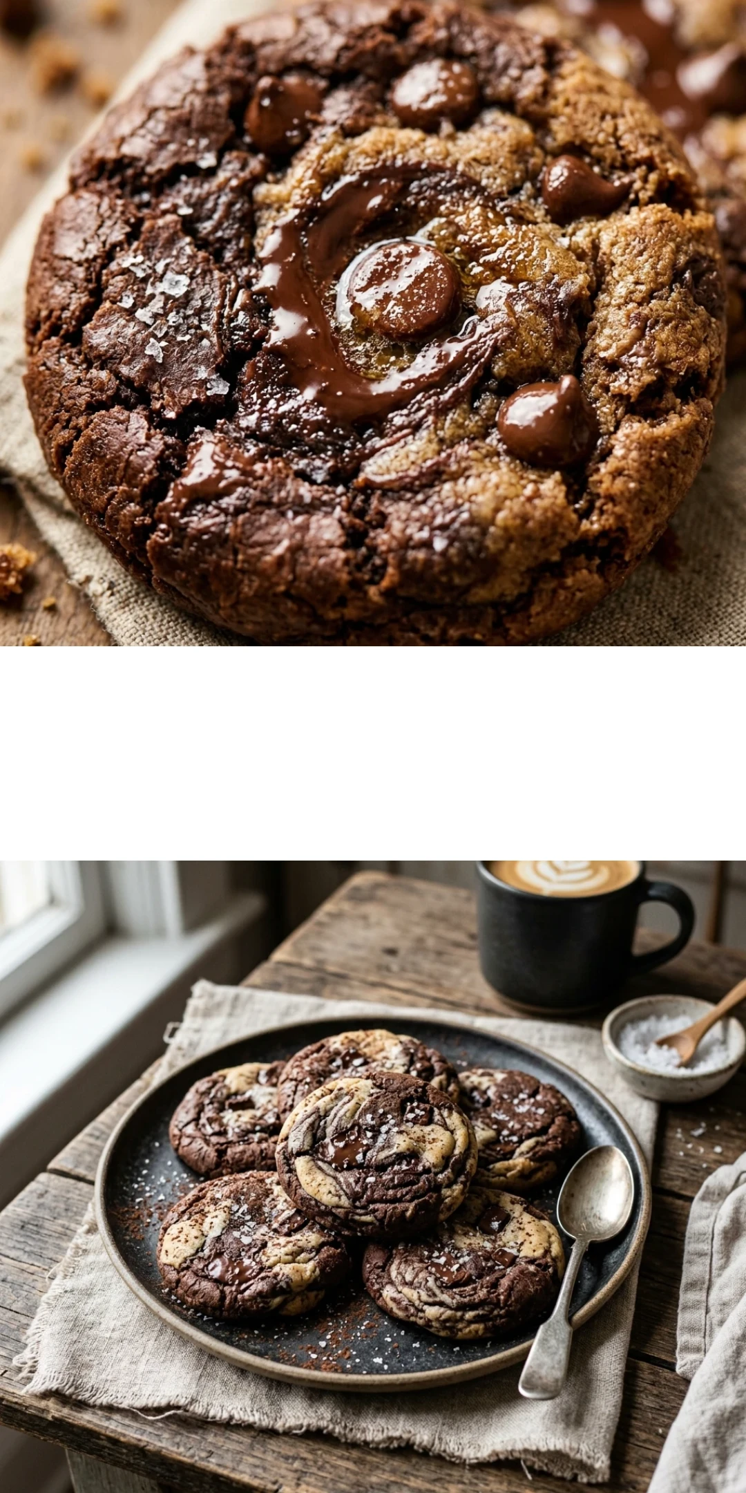 Brownie Swirl Cookies