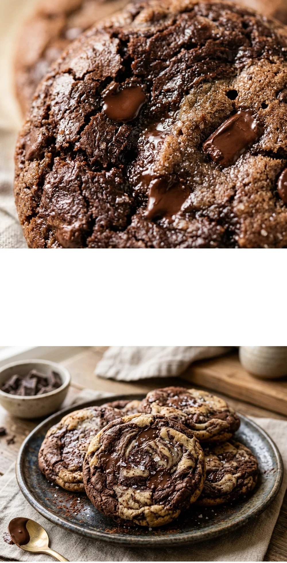 Brownie Swirl Cookies