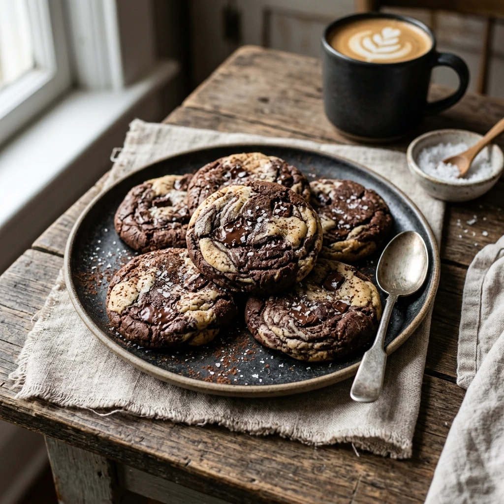 Brownie Swirl Cookies