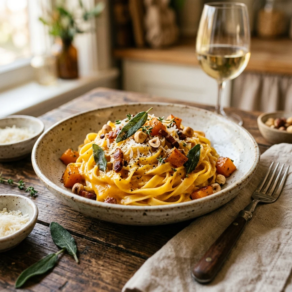 butternut squash pasta