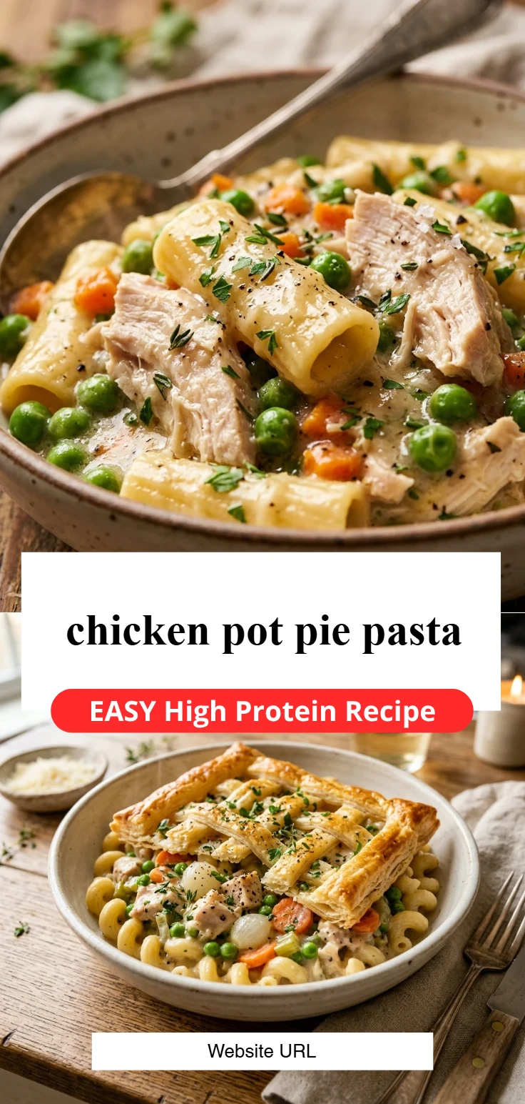 chicken pot pie pasta