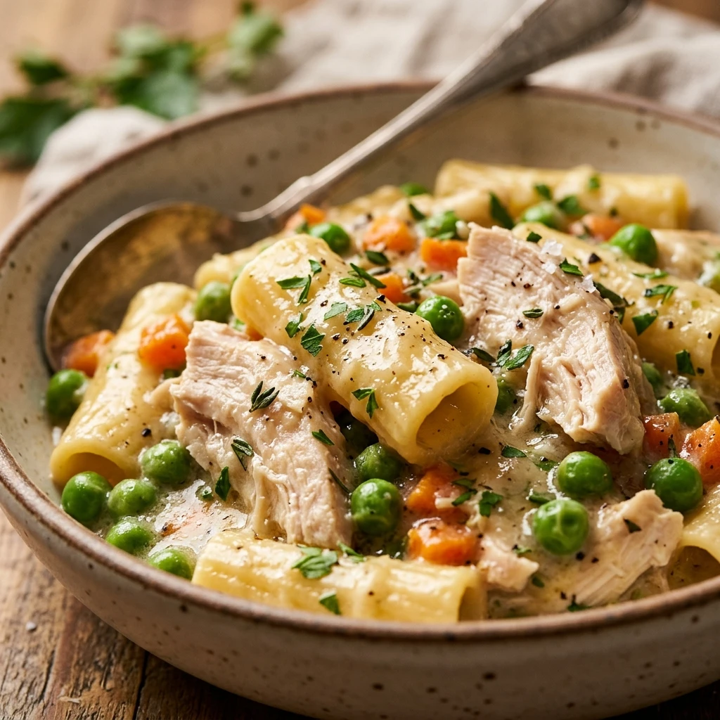 chicken pot pie pasta