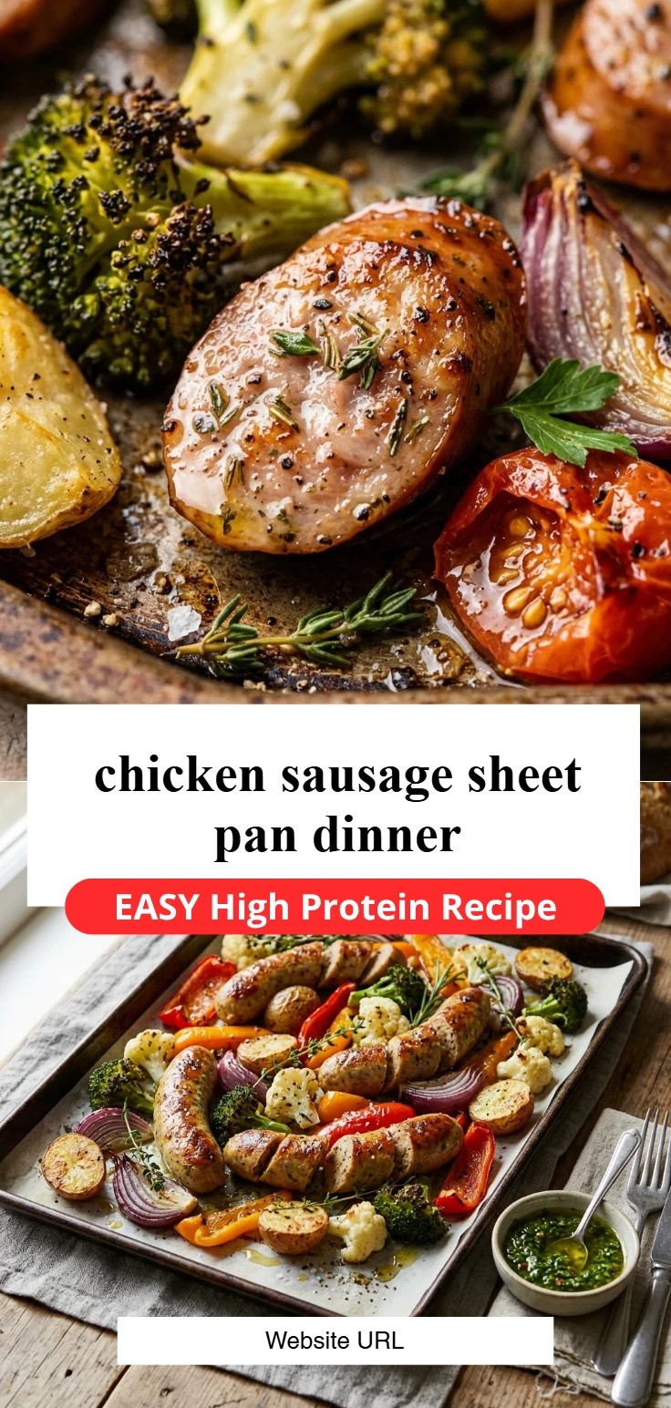 chicken sausage sheet pan dinner