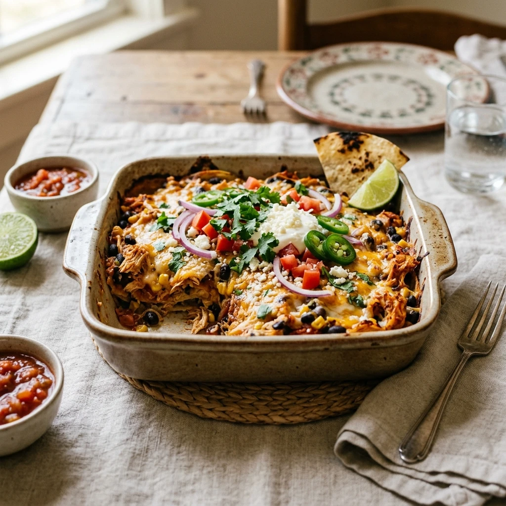 Chicken Taco Casserole