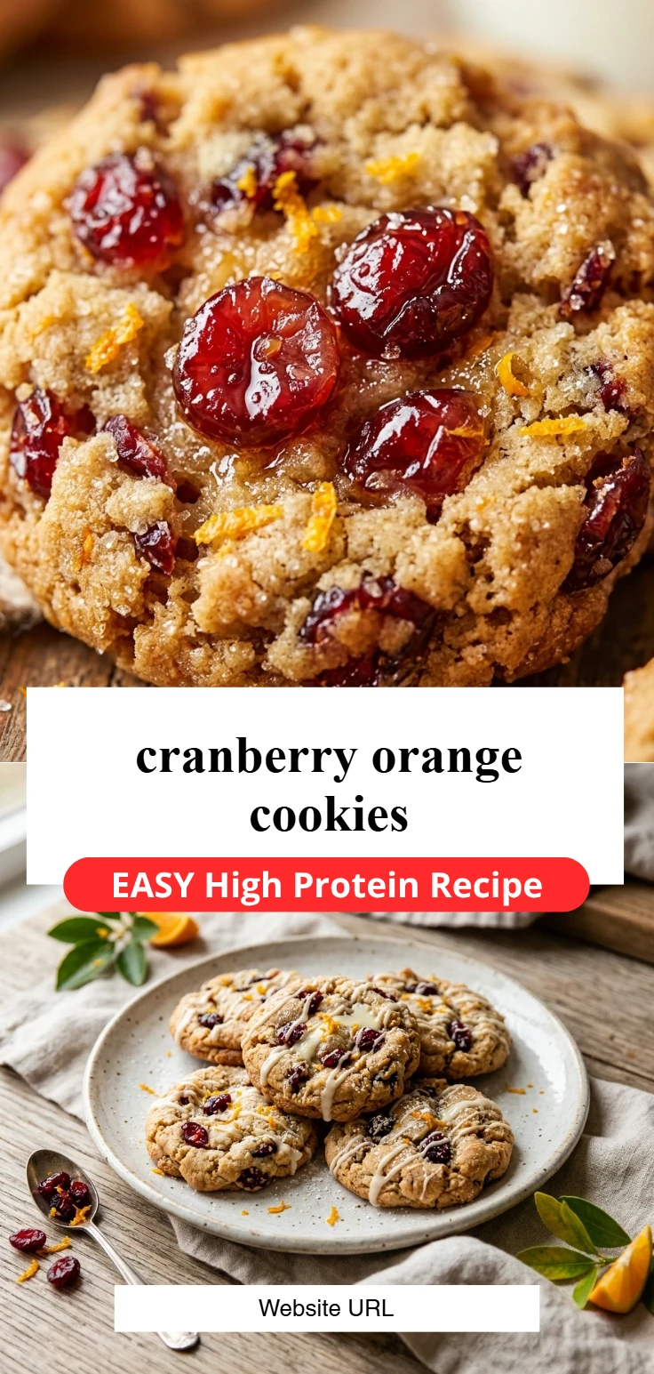 cranberry orange cookies