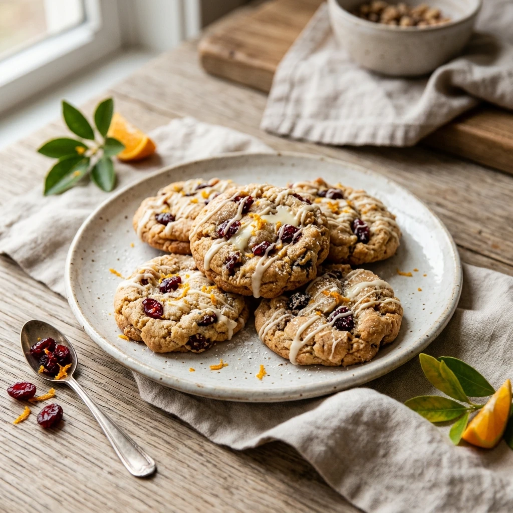 cranberry orange cookies