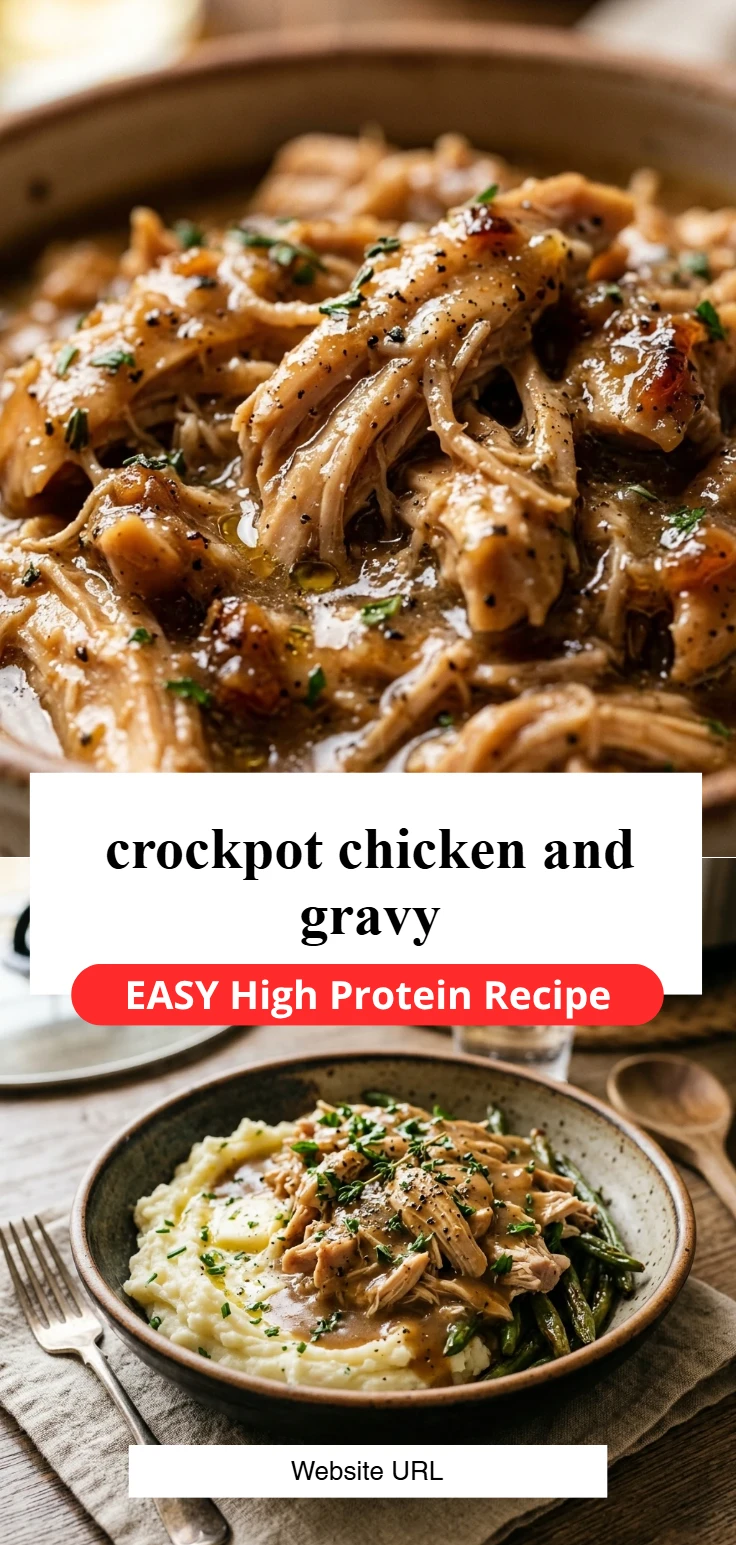 crockpot chicken and gravy