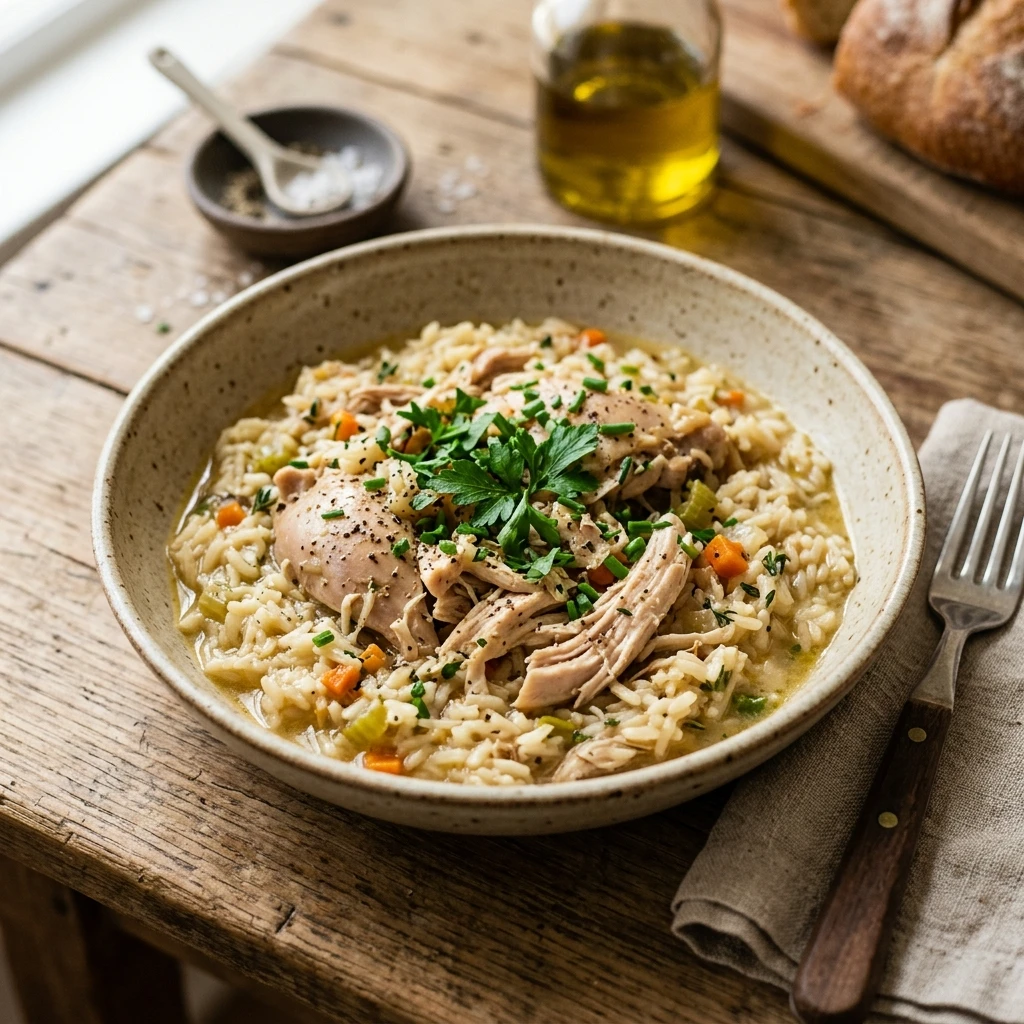Crockpot Chicken and Rice
