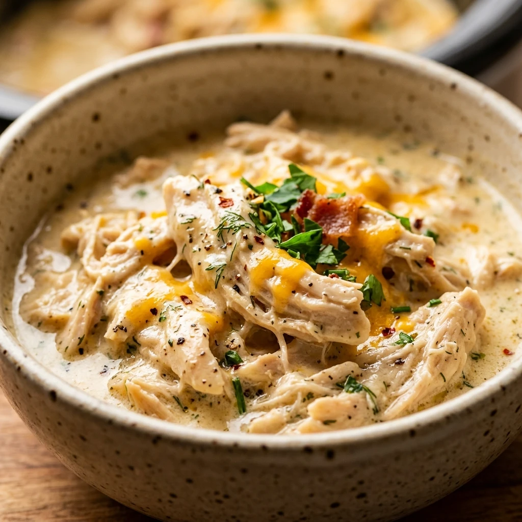 Crockpot Creamy Ranch Chicken