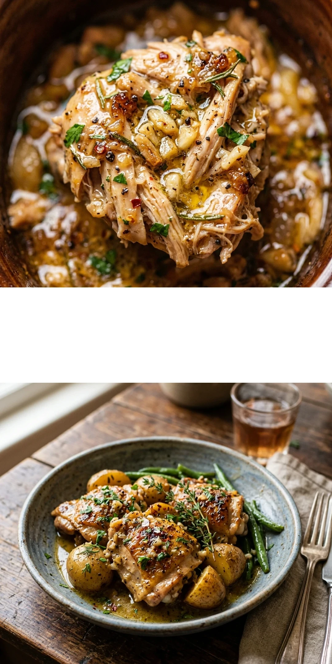 Crockpot Garlic Butter Chicken